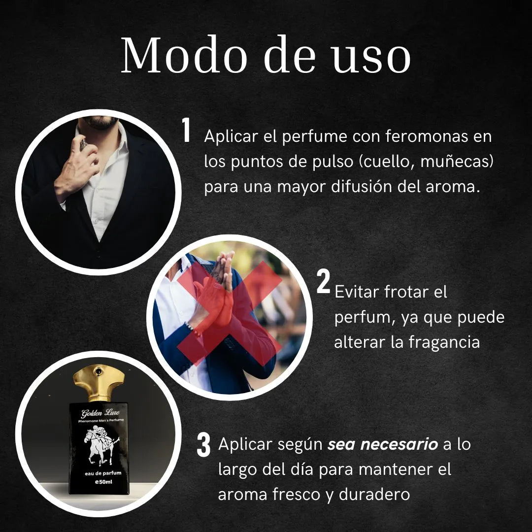 GOLDEN LURE - PERFUME MASCULINO FEROMONAS